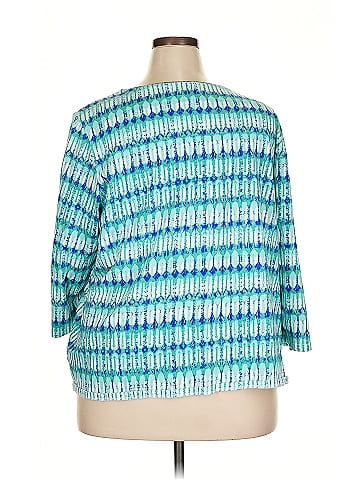 Hearts of Palm Woman 3/4 Sleeve Blouse (view 2)