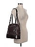 Brighton Solid Black Brown Leather Shoulder Bag One size - photo 2