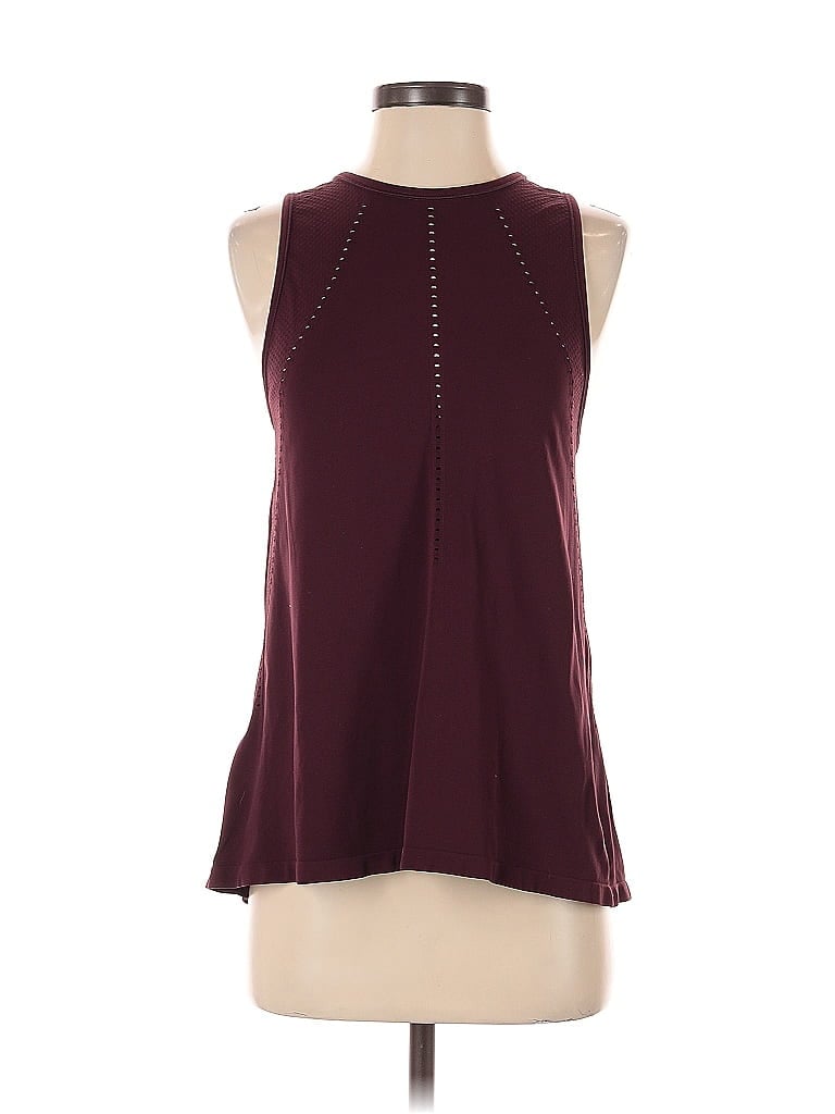ATHLETA Pre-owned Sleeveless Blouse In Burgundy