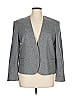 Koret Tweed Gray Wool Blazer Size 14 - photo 1