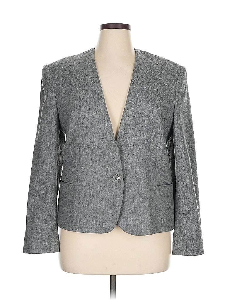 Pre-owned Koret Wool Blazer Jacket In Gray