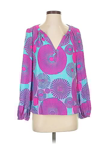 Alice & Trixie 3/4 Sleeve Silk Top (view 1)