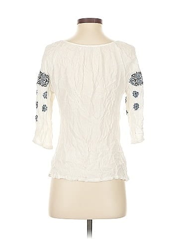 Solitaire 3/4 Sleeve Blouse (view 2)