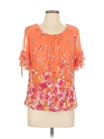 Sara Michelle Short Sleeve Blouse (view 1)