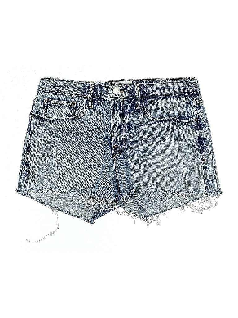 FRAME Blue Denim Shorts Size 27 waist - photo 1