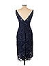 ML Monique Lhuillier 100% Polyester Blue Cocktail Dress Size 6 - photo 2