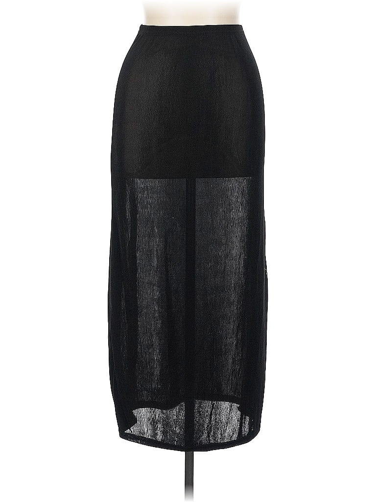 Pre-owned Unbranded Formal Skirt In Black