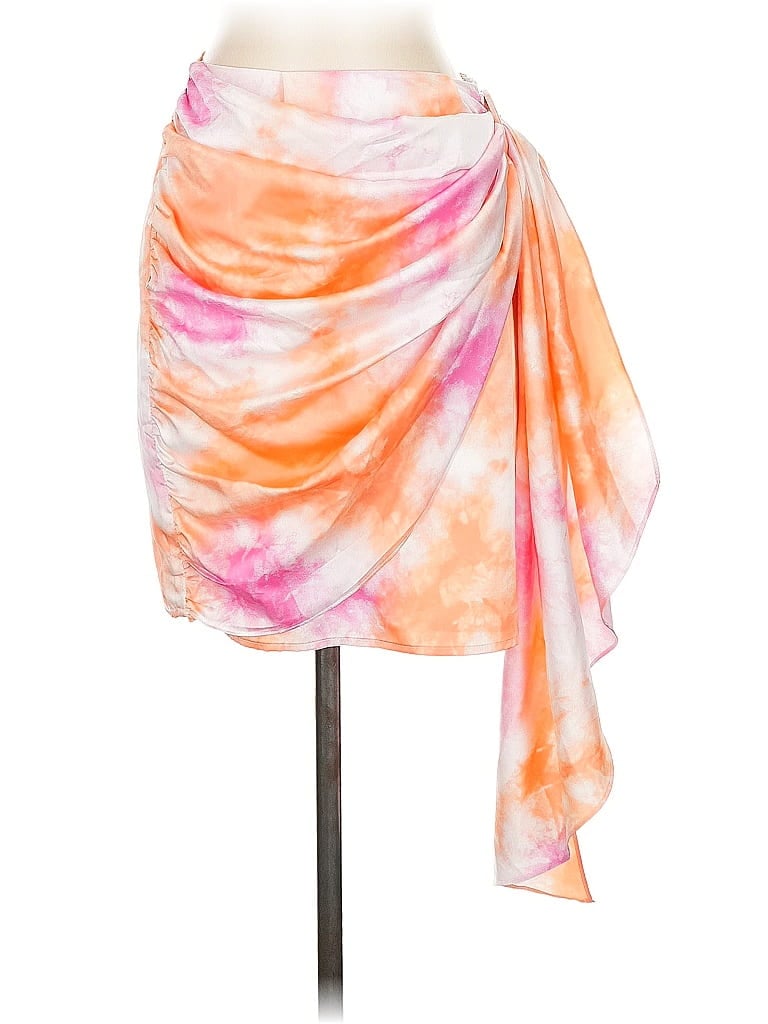 Pre-owned Wayf Casual Skirt In Orange