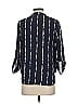 All in Favor 100% Polyester Black 3/4 Sleeve Blouse Size XS - photo 3