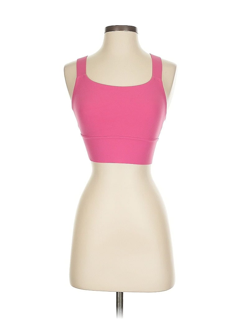 Pre-owned Athleta Sports Bra In Pink
