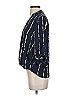 All in Favor 100% Polyester Black 3/4 Sleeve Blouse Size XS - photo 5