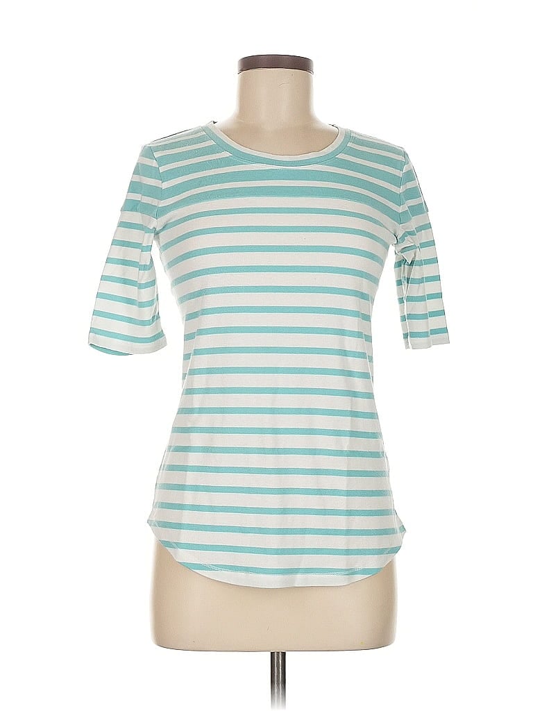 Pre-owned Banana Republic 3/4 Sleeve T-shirt In Blue