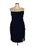 Adrianna Papell Blue Cocktail Dress Size 18 - photo 1