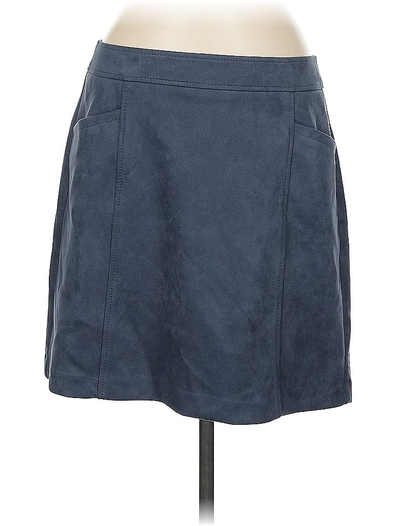 Pre-owned Ann Taylor Loft Casual Skirt In Blue
