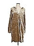Mystree Metallic Brown Cocktail Dress Size L - photo 1