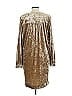 Mystree Metallic Brown Cocktail Dress Size L - photo 3