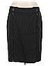 Armani Collezioni Chevron-herringbone Black Wool Skirt Size 12 - photo 1