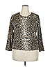 Pierri Gold Cardigan Size 2X - photo 1