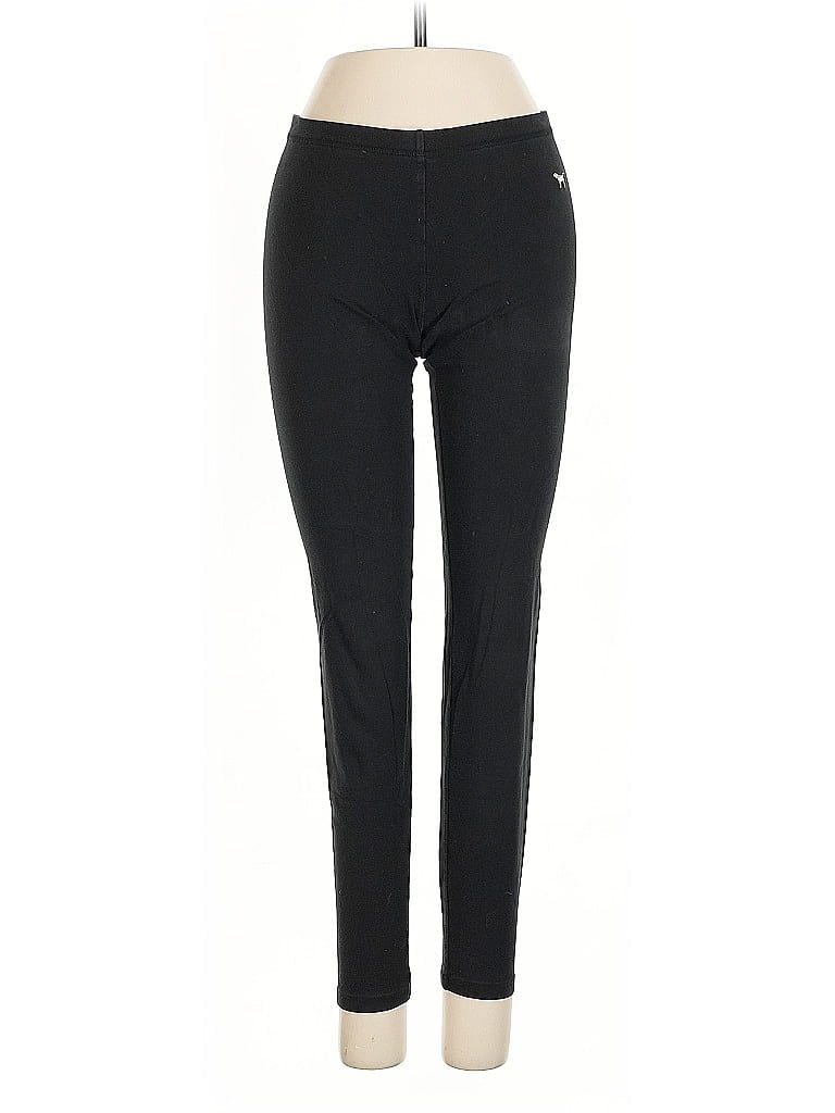 Pre-owned Victoria's Secret Pink Active Pants In Black