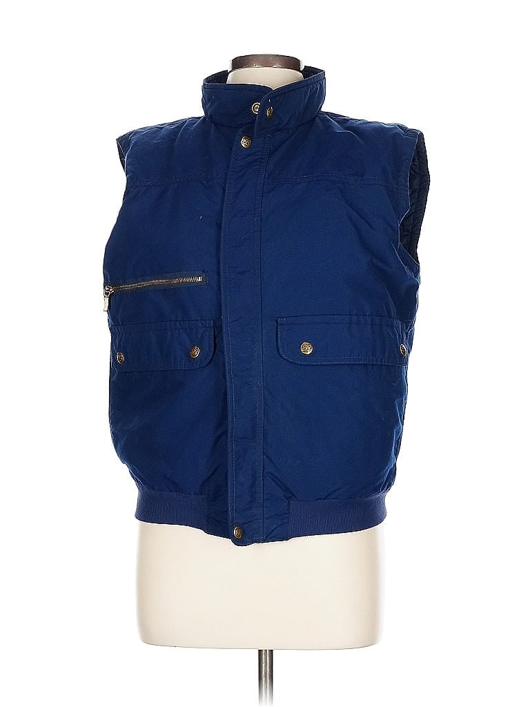 Pre-owned Eddie Bauer Vest In Blue