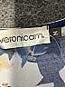 Veronica M. Print Blue Casual Dress Size M - photo 7