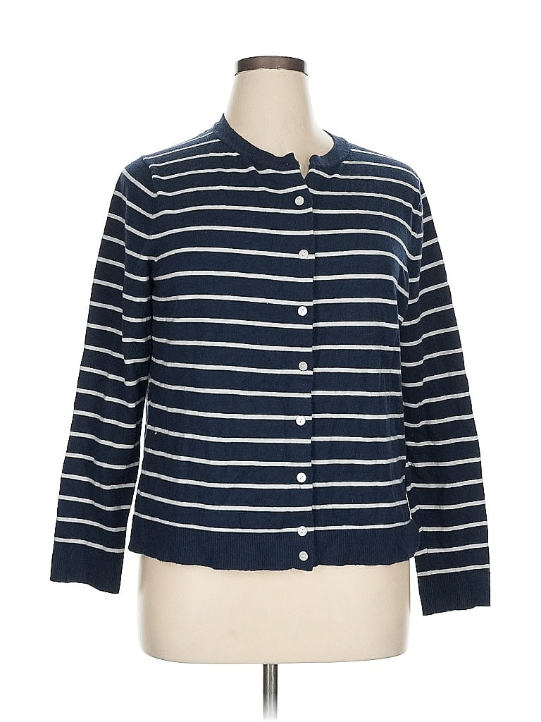 Pre-owned Style & Co Cardigan Sweater In Blue