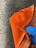 Eva Franco Chevron-herringbone Orange Cocktail Dress Size 4 - photo 9