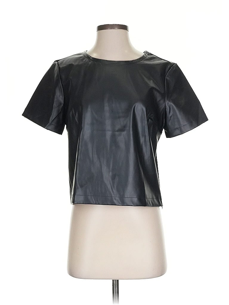 Porridge Black Short Sleeve Top Size S - photo 1