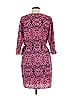 Collective Concepts 100% Polyester Paisley Pink Casual Dress Size M - photo 3