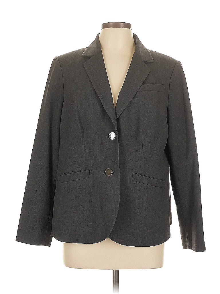 Pre-owned Calvin Klein Blazer Jacket In Gray