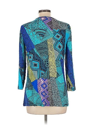 Cable & Gauge 3/4 Sleeve Blouse (view 2)