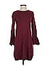 Paper Crown Burgundy Casual Dress Size XS - photo 1