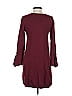 Paper Crown Burgundy Casual Dress Size XS - photo 2
