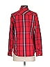 Chico's Plaid Red Long Sleeve Button-Down Shirt Size Sm (0) - photo 2