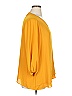 JM Collection Color Block Yellow 3/4 Sleeve Blouse Size XL - photo 3