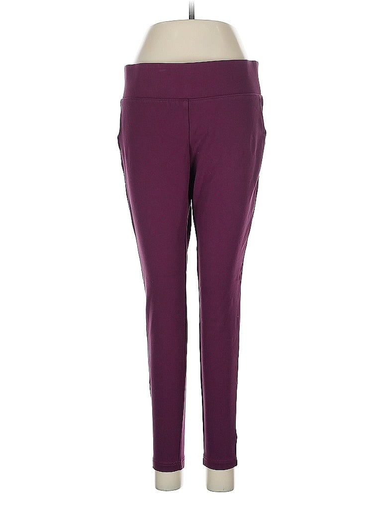 Pre-owned Torrid Active Pants In Burgundy