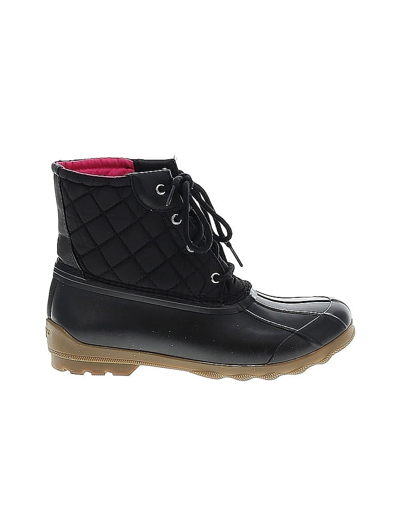Sperry Top Sider Black Ankle Boots Size 5 - photo 1