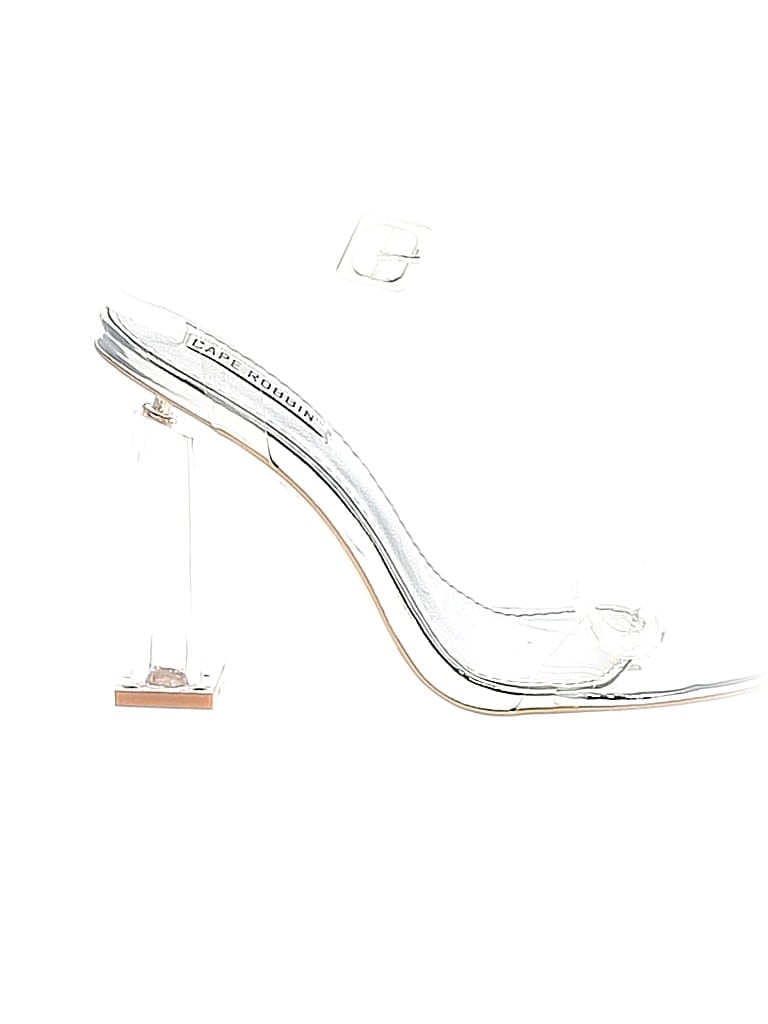 Pre-owned Cape Robbin Heels In Silver