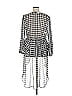 Ashley Stewart Houndstooth Silver Cocktail Dress Size 14 - photo 2