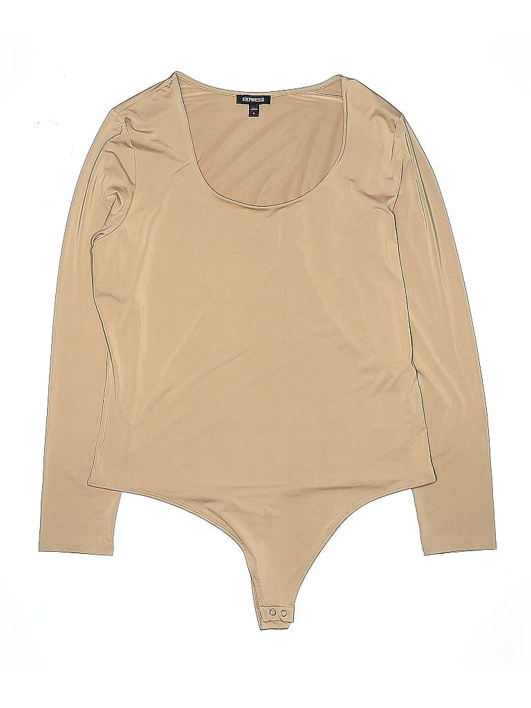 Pre-owned Express Bodysuit In Brown