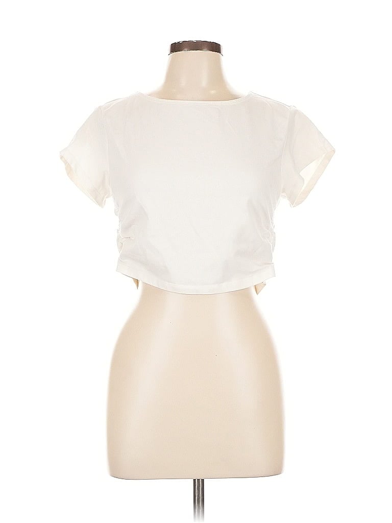 Pre-owned Active By Old Navy Short Sleeve T-shirt In White