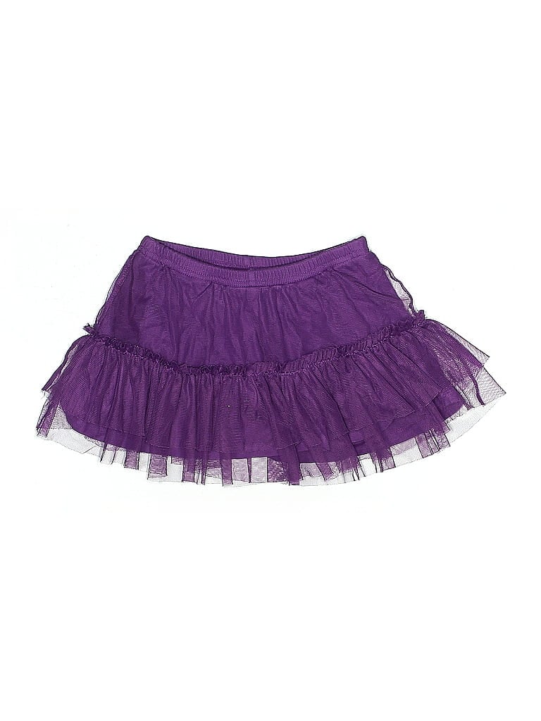 Jumping Beans 100% Cotton Solid Purple Skirt Size 5 - photo 1