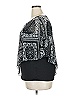 Lotusmile 100% Polyester Black 3/4 Sleeve Blouse Size XXL - photo 5