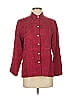 Chico's Design Burgundy 3/4 Sleeve Silk Top Size Sm (0) - photo 1