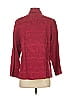 Chico's Design Burgundy 3/4 Sleeve Silk Top Size Sm (0) - photo 2