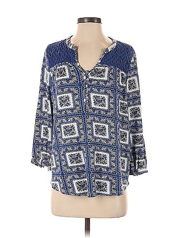 Porridge 3/4 Sleeve Blouse (view 1)