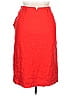 Linda Allard Ellen Tracy 100% Linen Red Casual Skirt Size 14 - photo 2