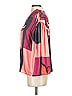 Tanya Taylor 100% Polyester Color Block Pink 3/4 Sleeve Blouse Size S - photo 5
