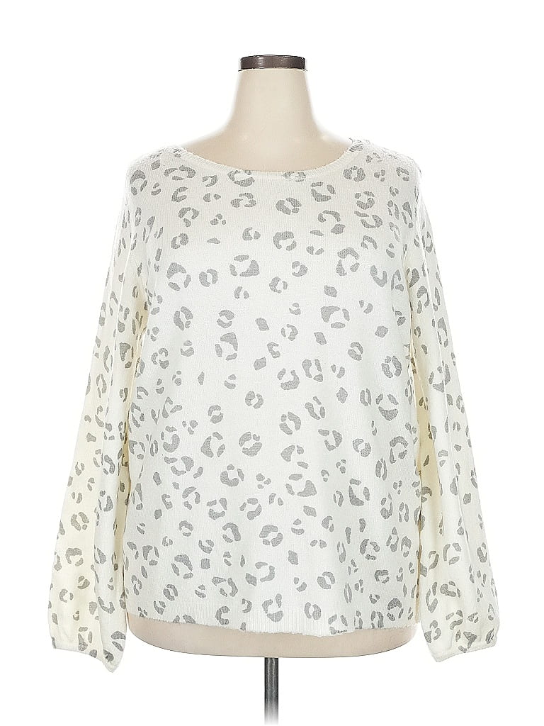 Elle Pullover Sweater In White