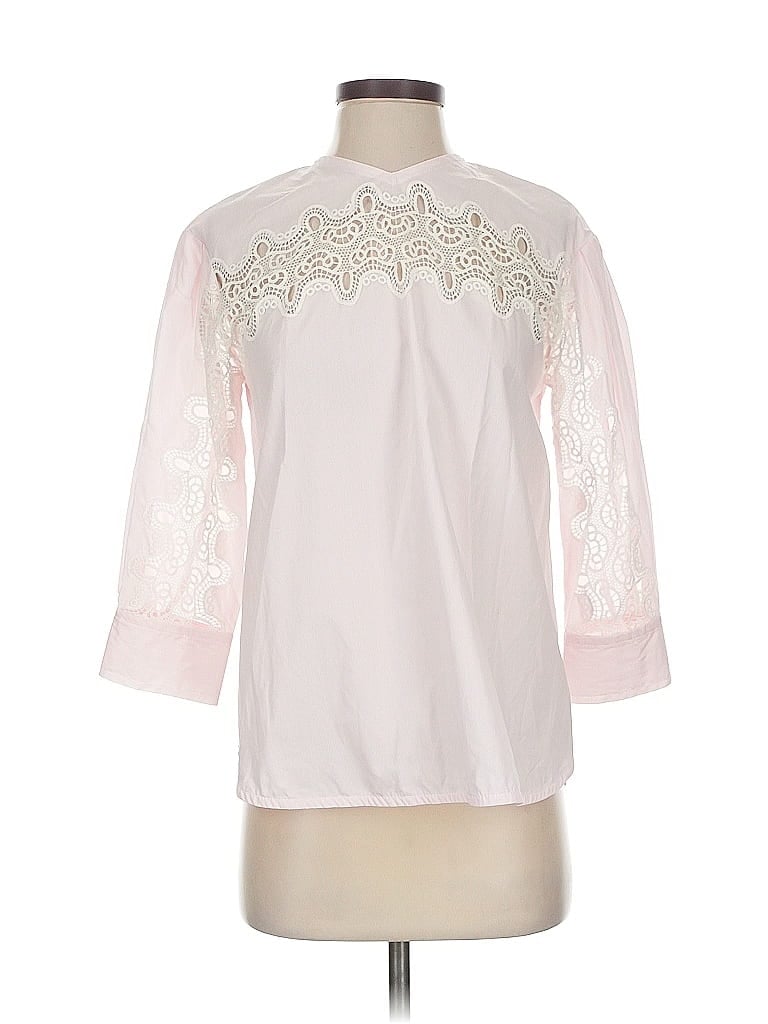 SANDRO Pre-owned 3/4 Sleeve Blouse In Pink